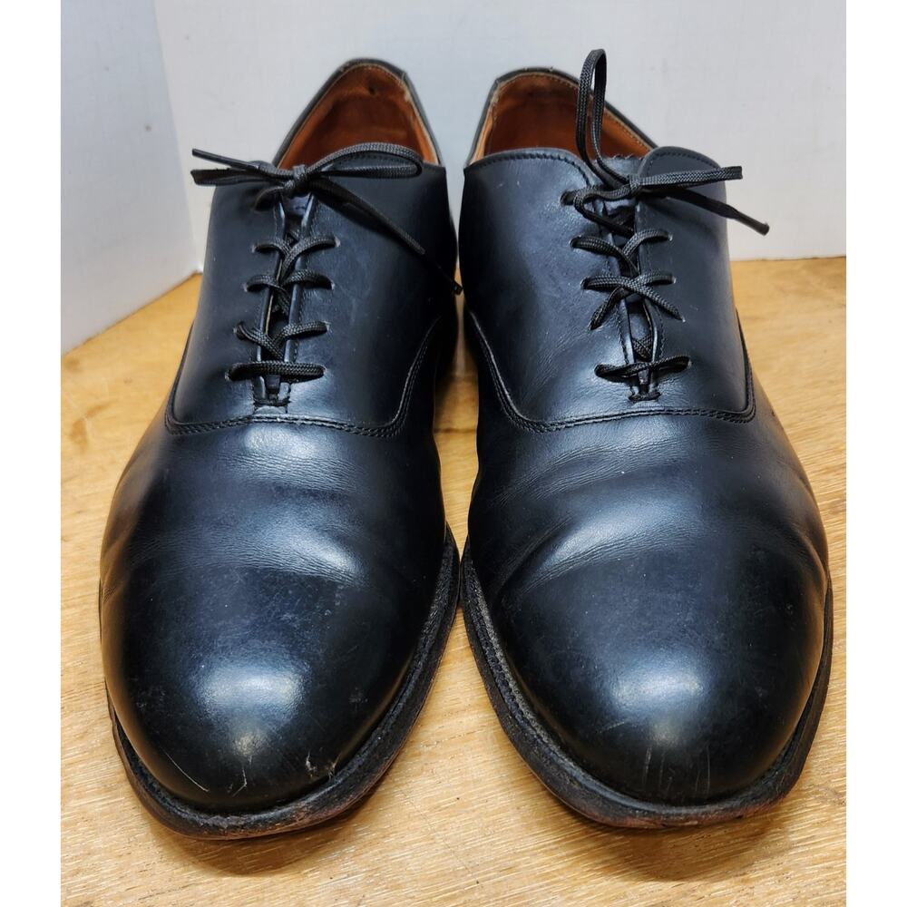 Alden 932 Balmoral Oxford Black Calfskin USA Sz 12 Rt Toe Damage See Pics READ!!